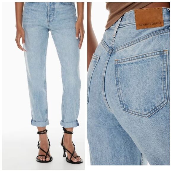 Denim Forum Denim - Aritzia Denim Forum The BF High Rise Loose Fit Denim Jean W26 L28